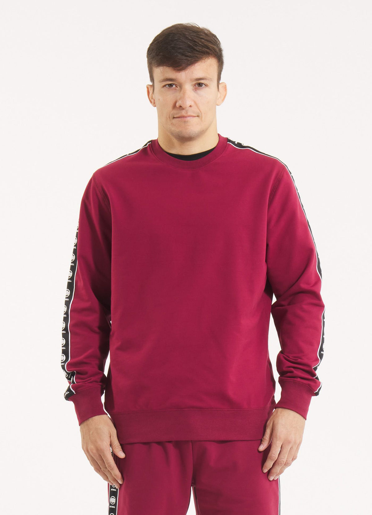 Men's Sweatshirt TAPE NUGGET - Burgundy