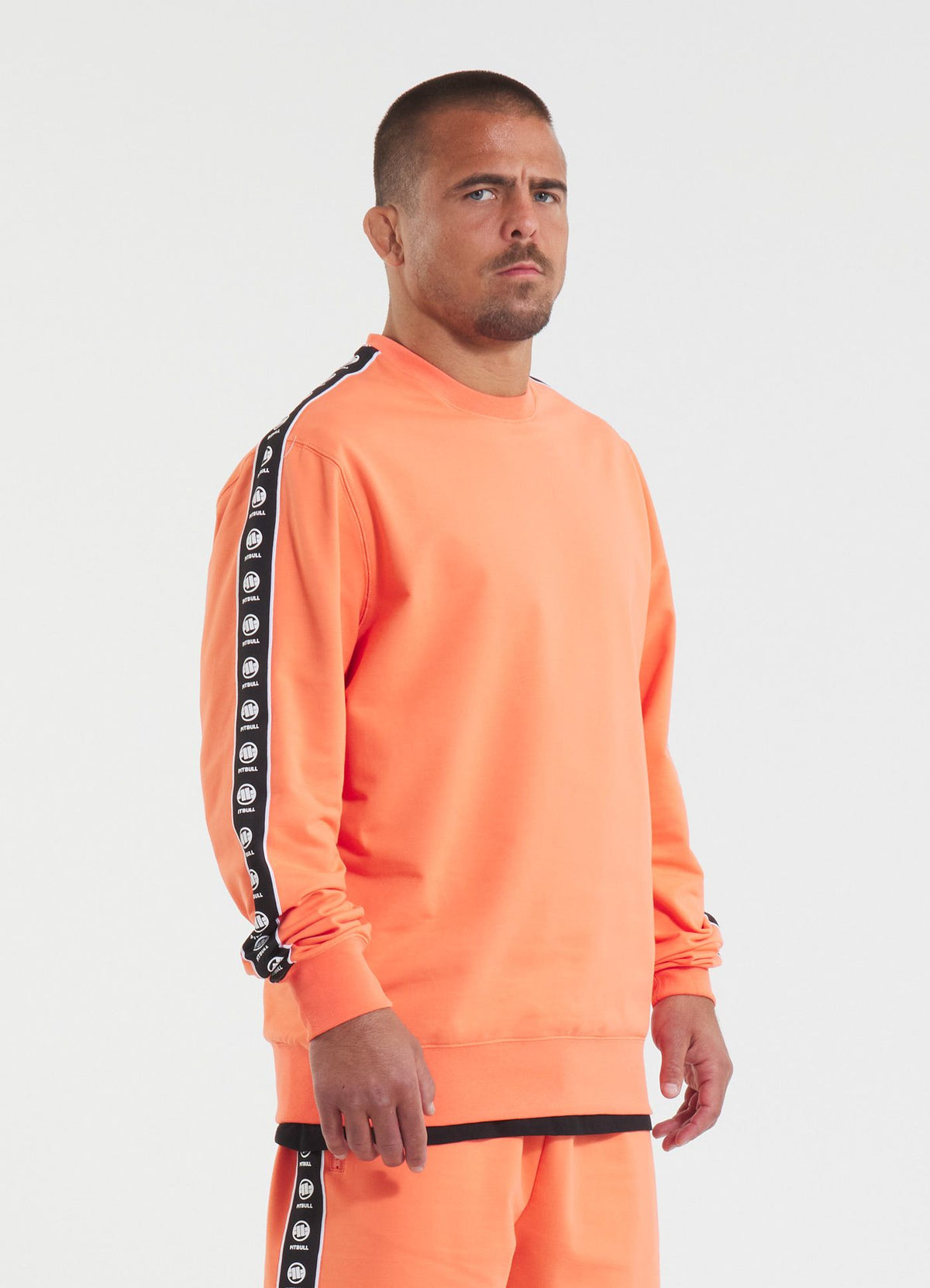 Men's Sweatshirt TAPE NUGGET - Bright Salmon