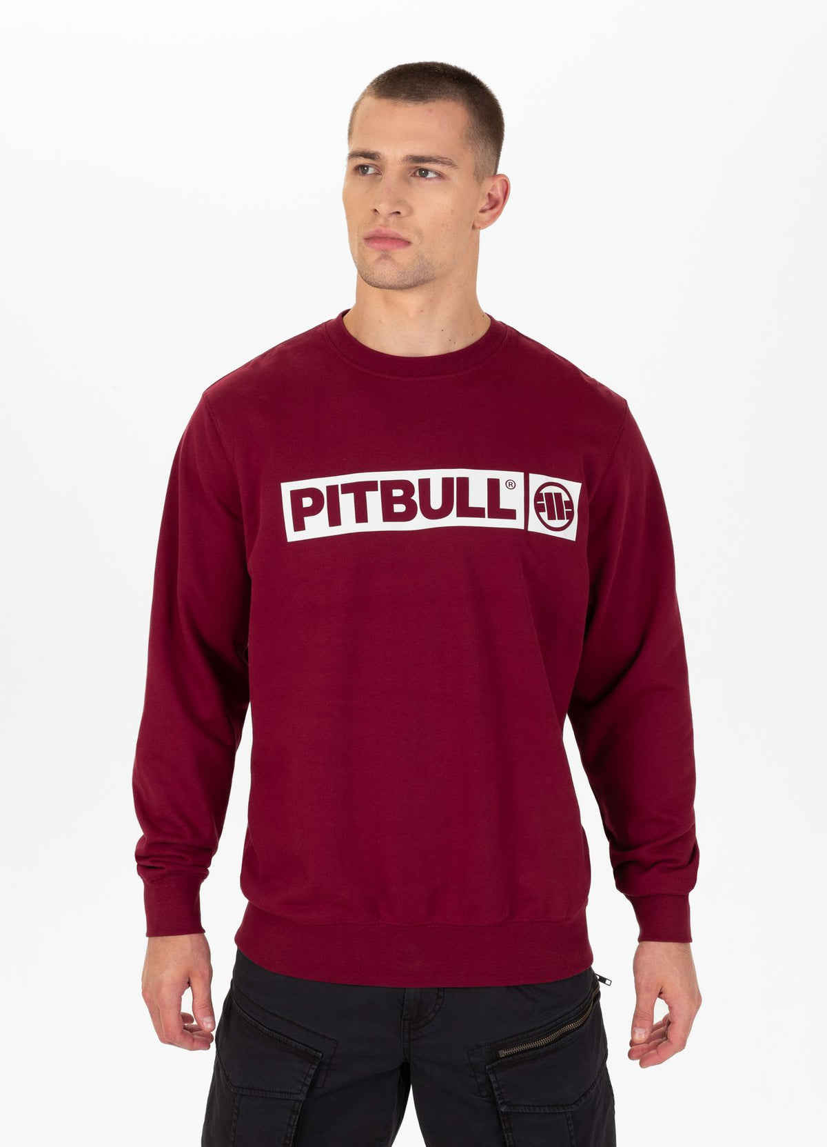 Sweatshirt Terry Hilltop - Bordeauxrot