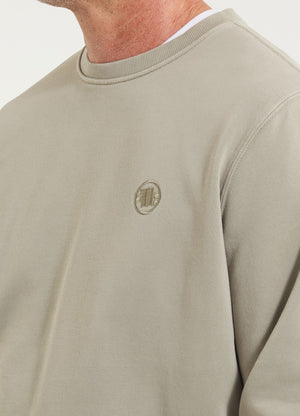 Men's Sweatshirt Washed Lancaster II - Gray Harbour