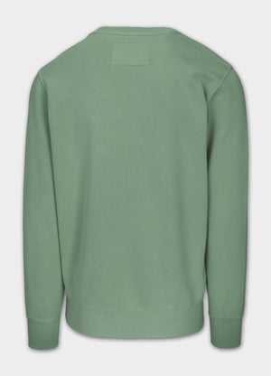 Herren Sweatshirt Washed Lancaster II - Salbeigrün