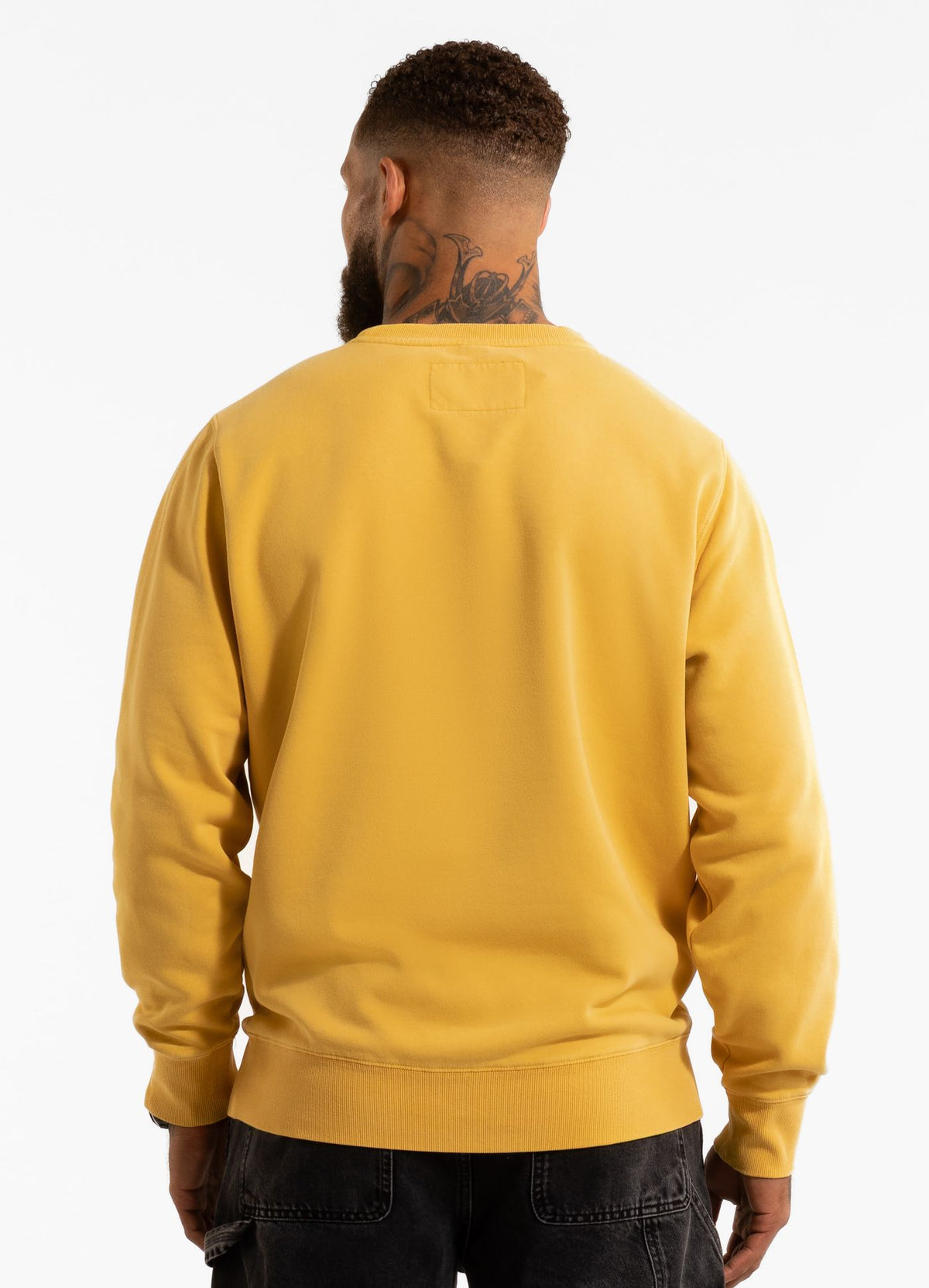 Men's Sweatshirt Washed Lancaster II - Washed yellow