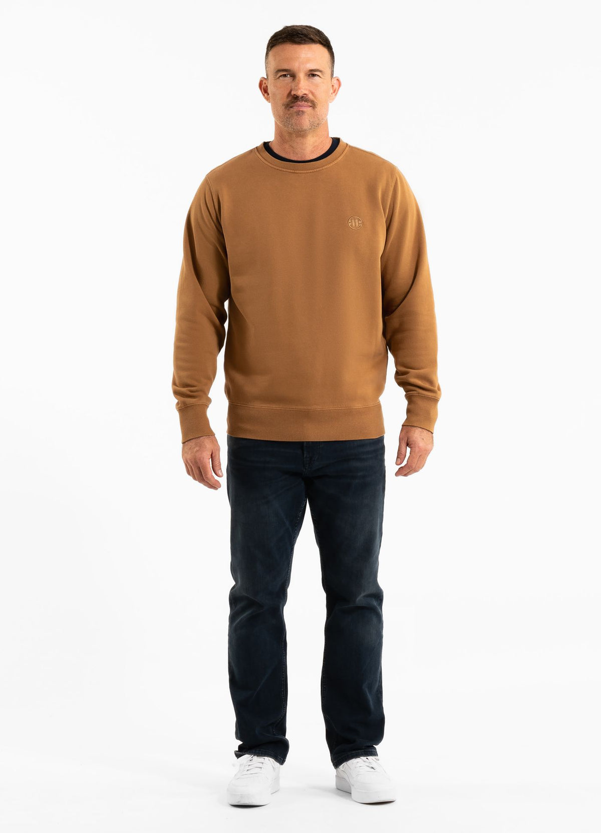 Men's Sweatshirt Washed Lancaster II - Honey yellow