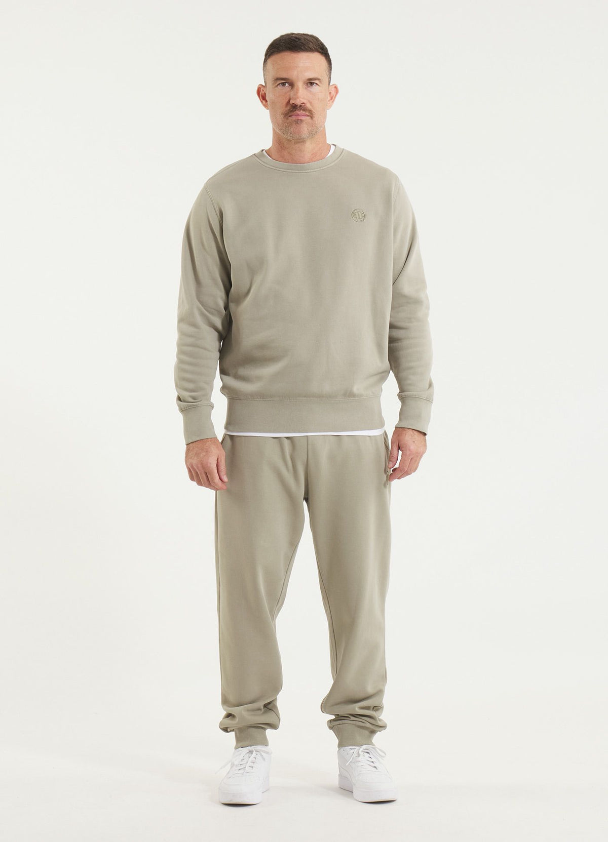 Men's Sweatshirt Washed Lancaster II - Gray Harbour