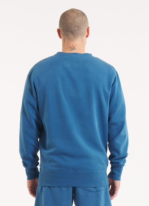 Men's Sweatshirt Washed Lancaster II - Shade blue