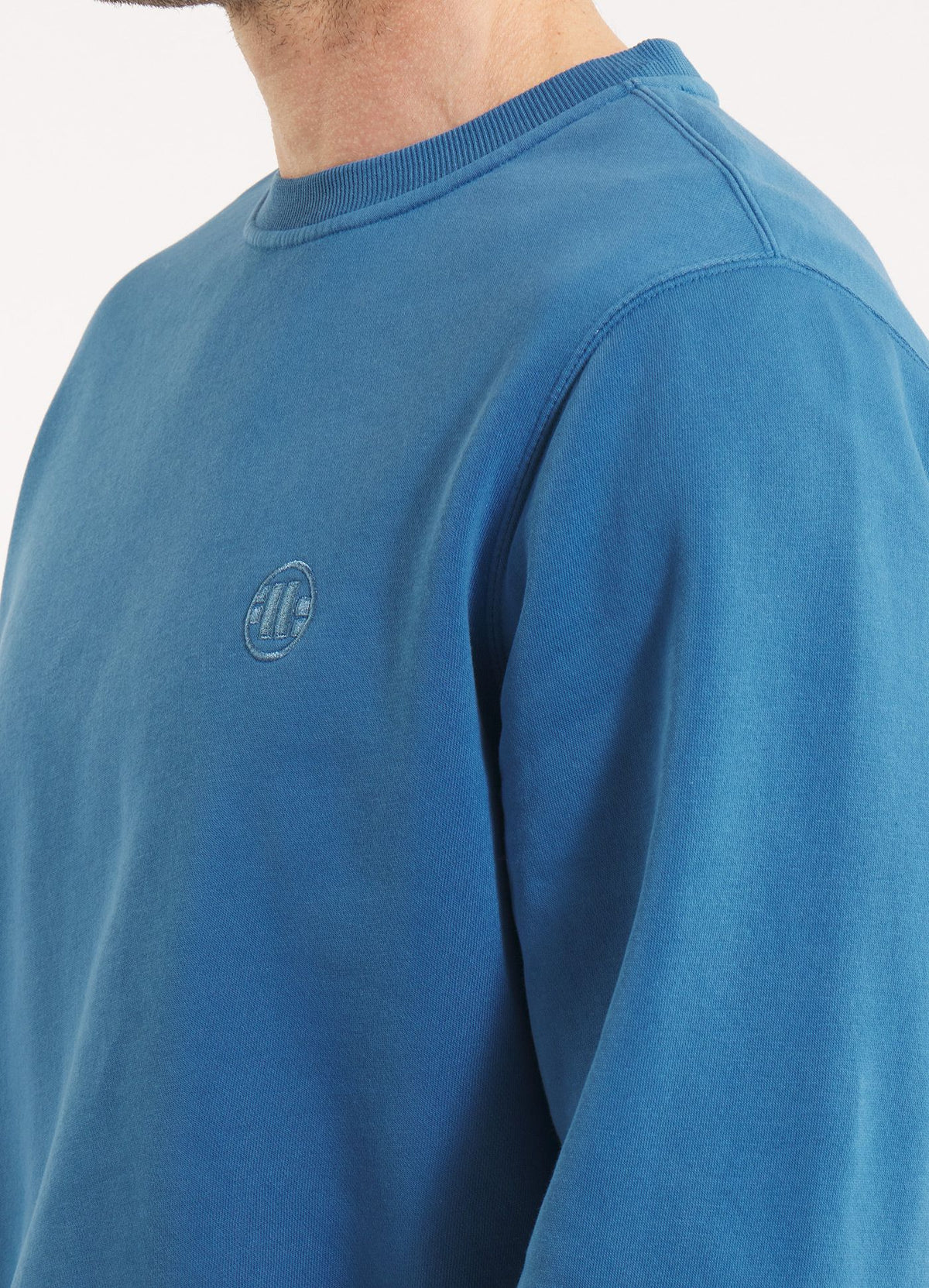 Men's Sweatshirt Washed Lancaster II - Shade blue