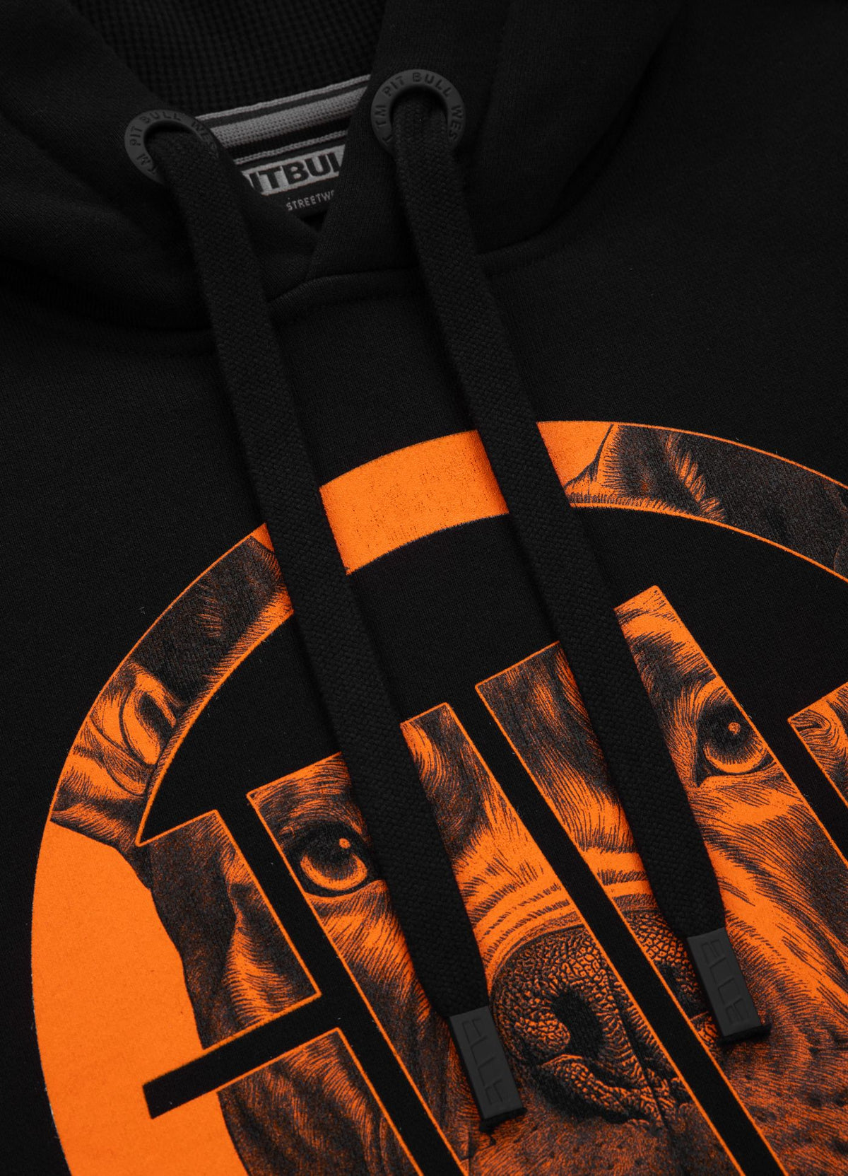 Hoodie Orange Dog 24 - Schwarz