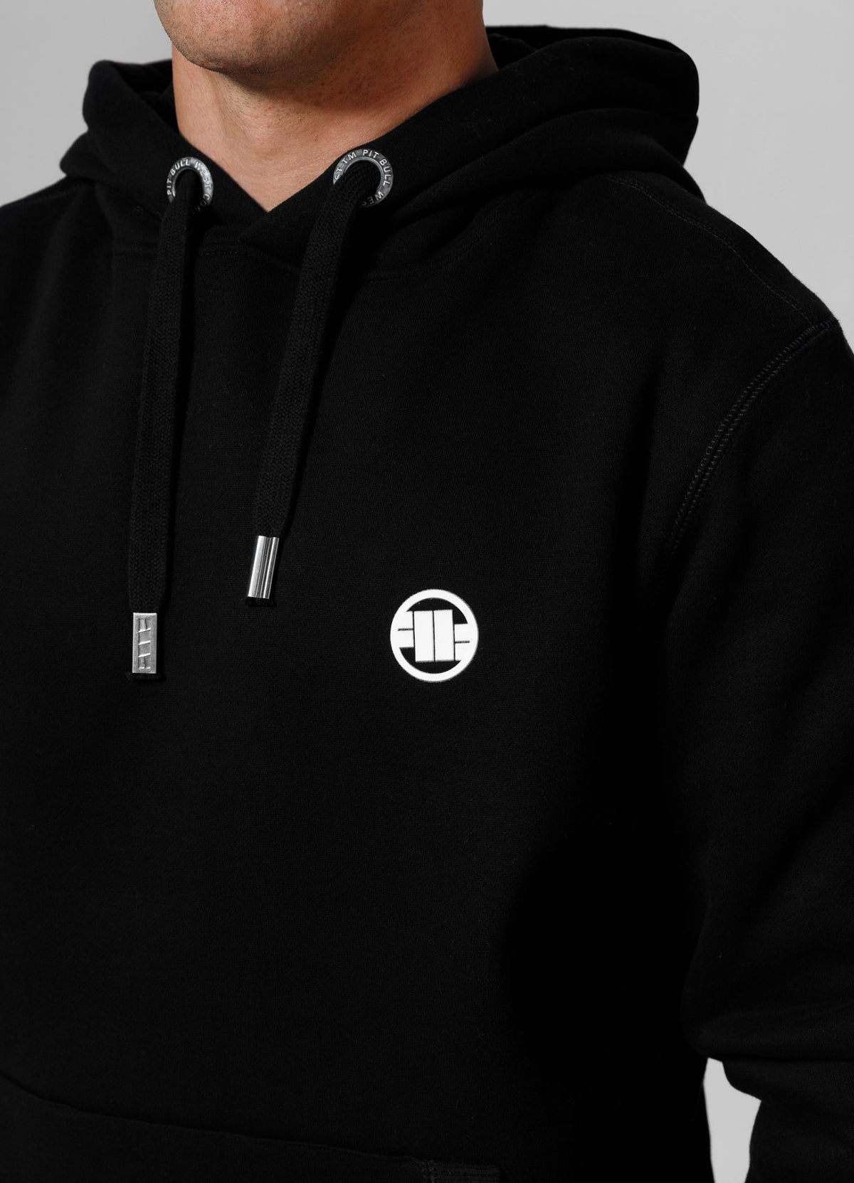 Hoodie Small Logo - Schwarz