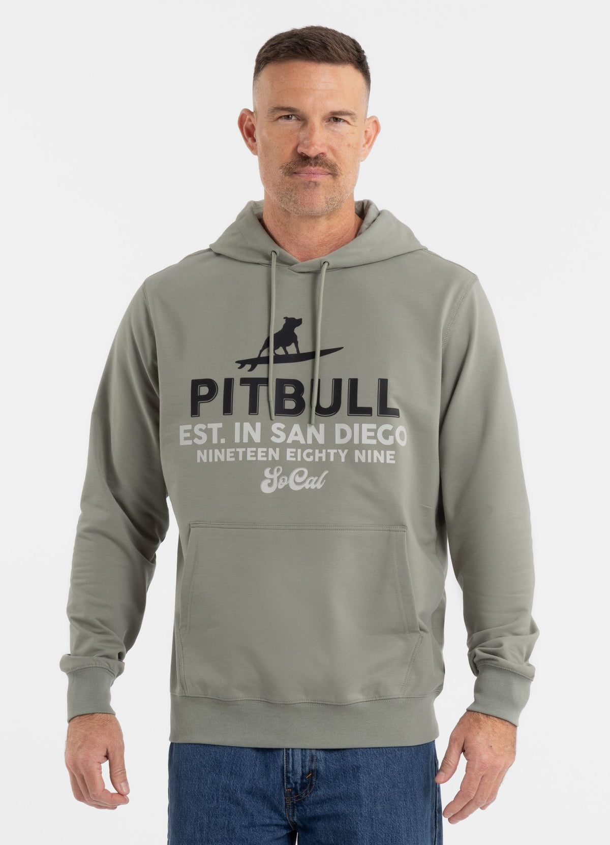 Men's Hoodie SURFING DOG