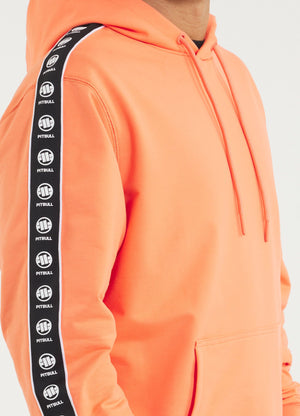 Men's Hoodie TAPE NUGGET - Bright Salmon