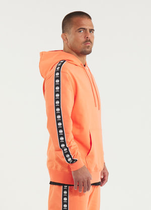 Men's Hoodie TAPE NUGGET - Bright Salmon