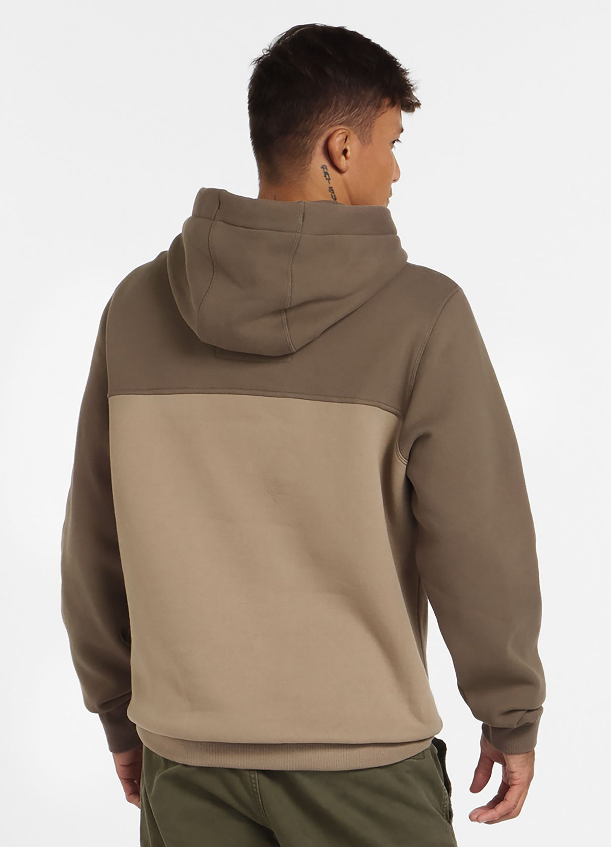 Hoodie Two-Color Hilltop - Braun / Sand