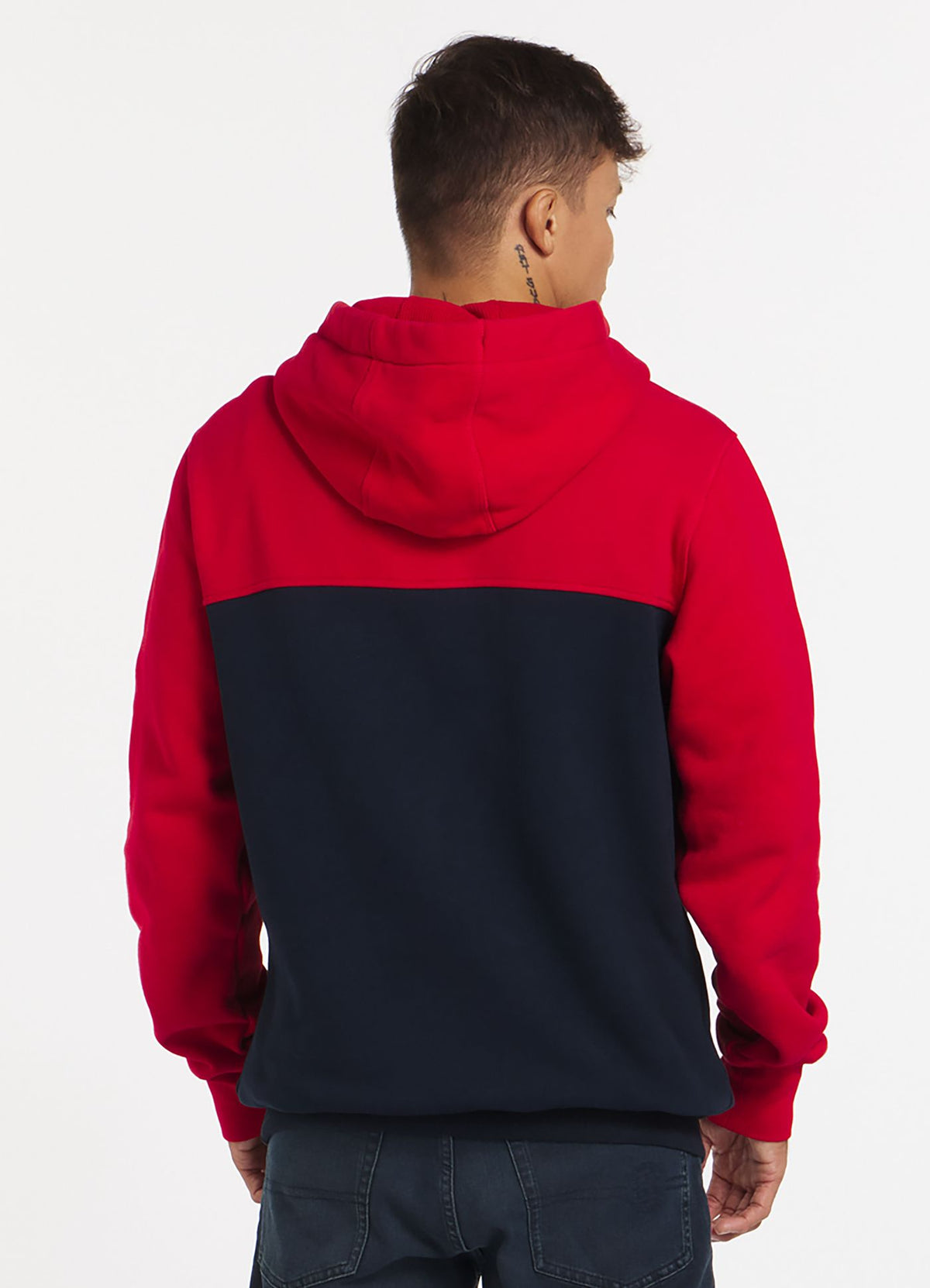 Hoodie Hilltop 2 - Rot/Dunkelblau