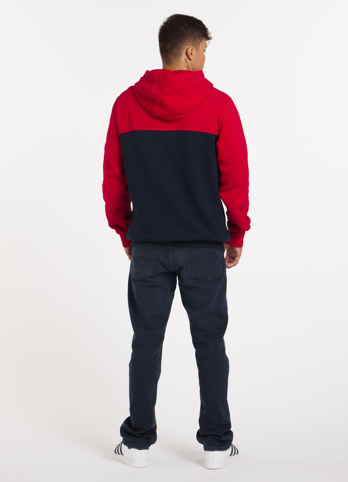 Hoodie Hilltop 2 - Rot/Dunkelblau