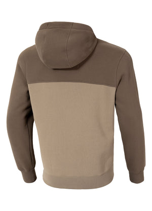 Hoodie Two-Color Hilltop - Braun / Sand