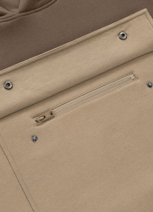 Hoodie Two-Color Hilltop - Braun / Sand