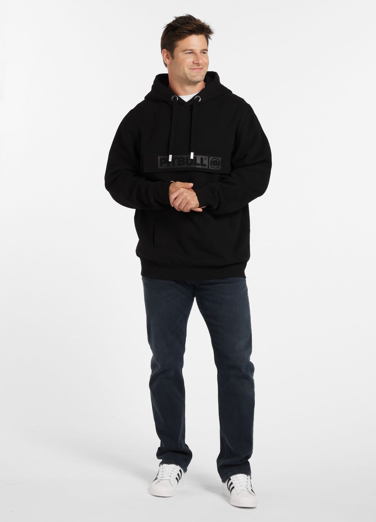 Hoodie Two-Color Hilltop - Schwarz / Schwarz