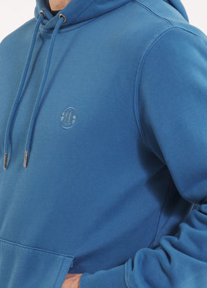 Men's Hoodie Washed Lancaster II - Shade blue