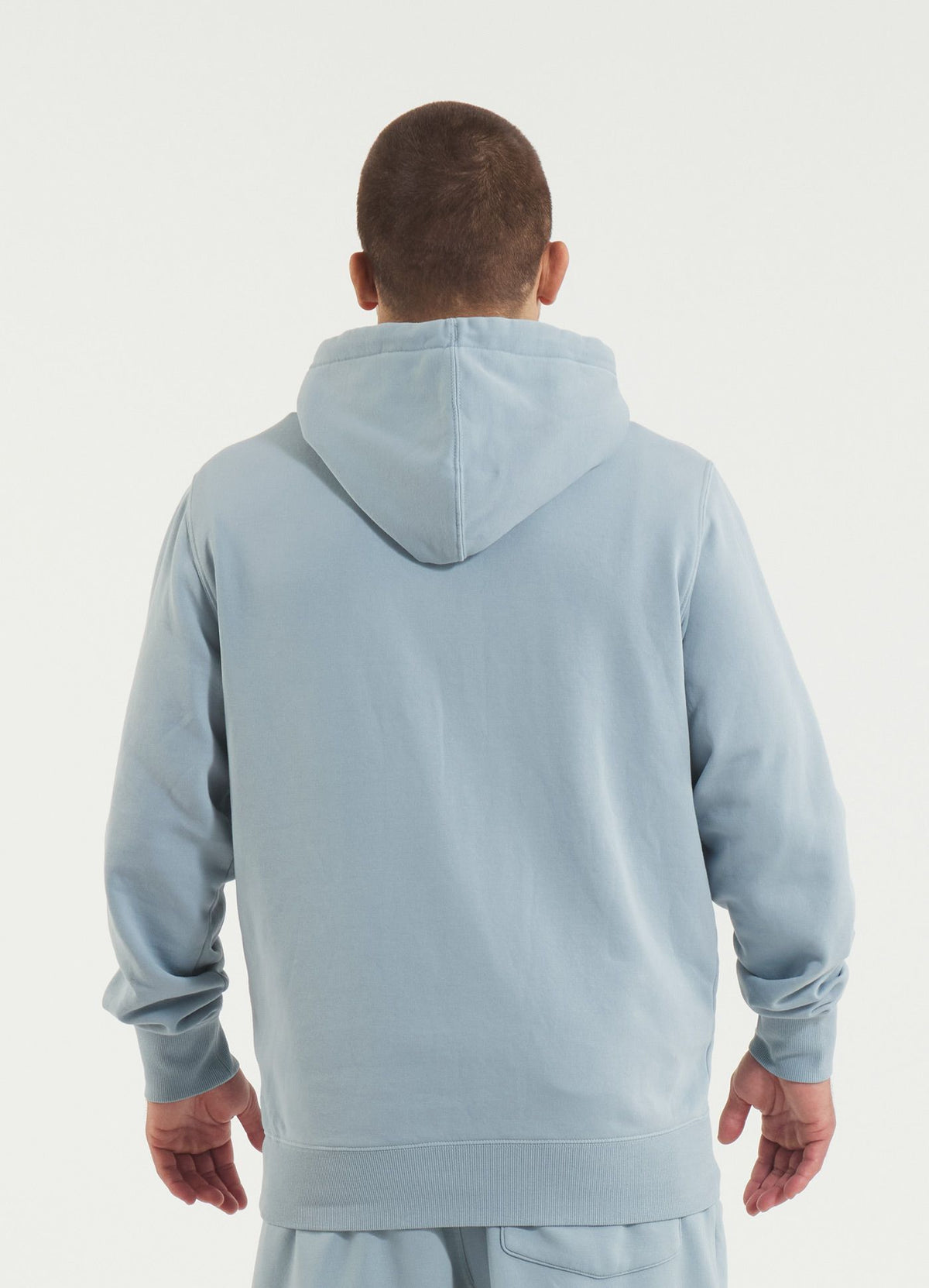 Men's Hoodie Washed Lancaster II - Washed blue