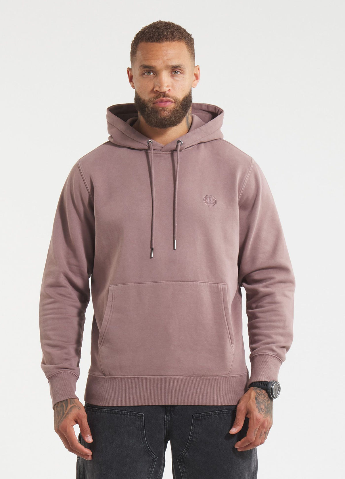 Men's Hoodie Washed Lancaster II - Burgundy