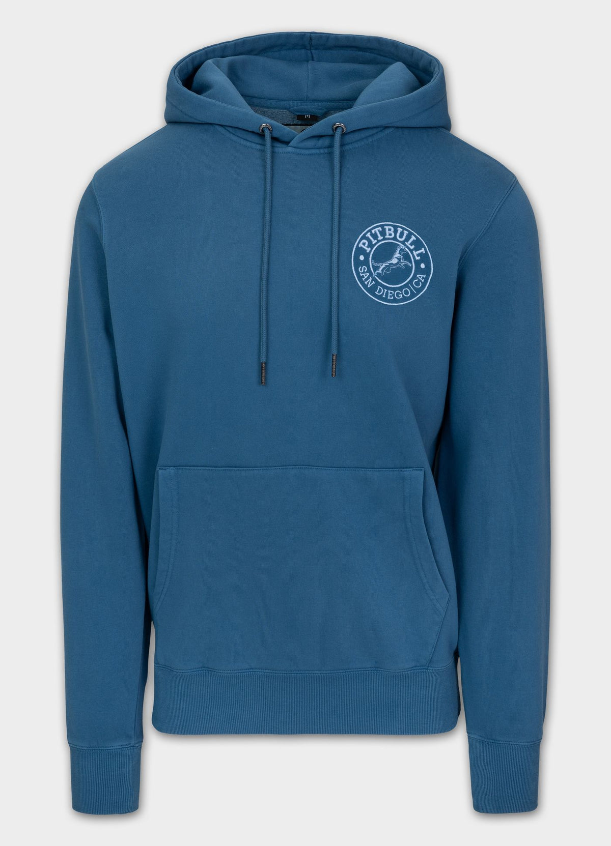 Herren Hoodie Washed VINTAGE BOXING - Blau