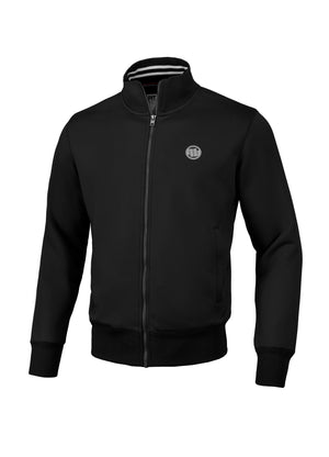 Oldschool Trainingsjacke Kleines Logo Schwarz