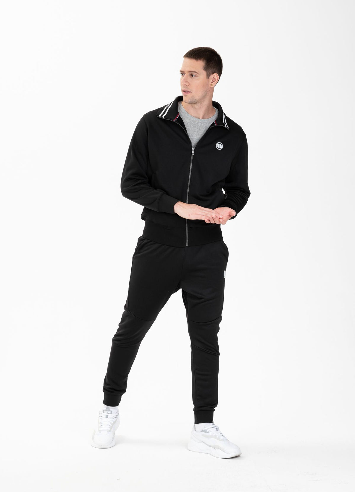 Sweatjacke Oldschool Kleines Logo