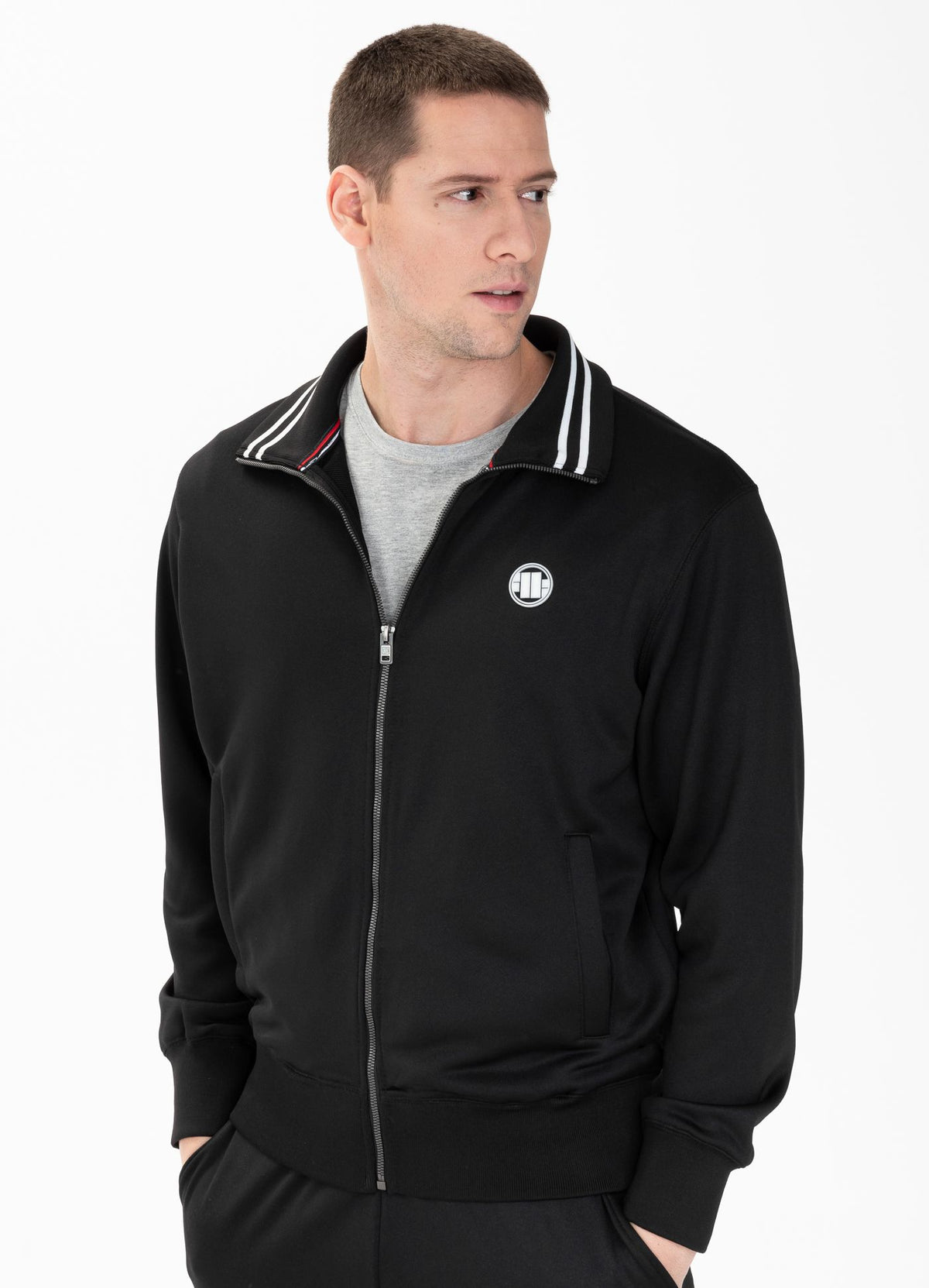 Sweatjacke Oldschool Kleines Logo