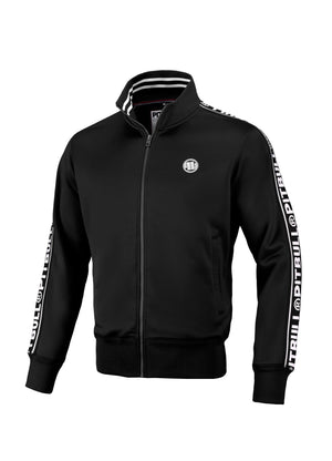 Trainingsjacke Oldschool Tape Logo - Schwarz