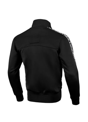 Trainingsjacke Oldschool Tape Logo - Schwarz