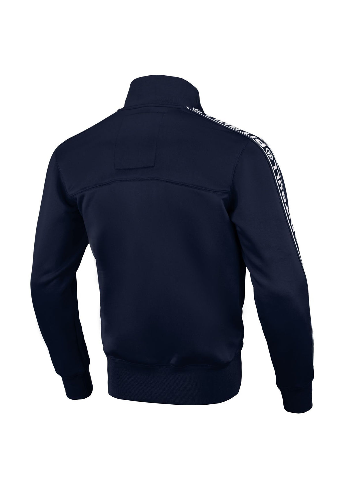 Zip-Up Trainingsjacke Oldschool Tape Logo - Dunkelblau