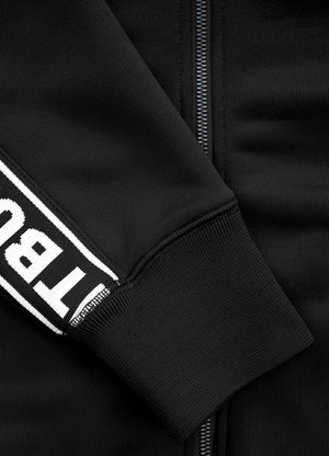 Trainingsjacke Oldschool Tape Logo - Schwarz