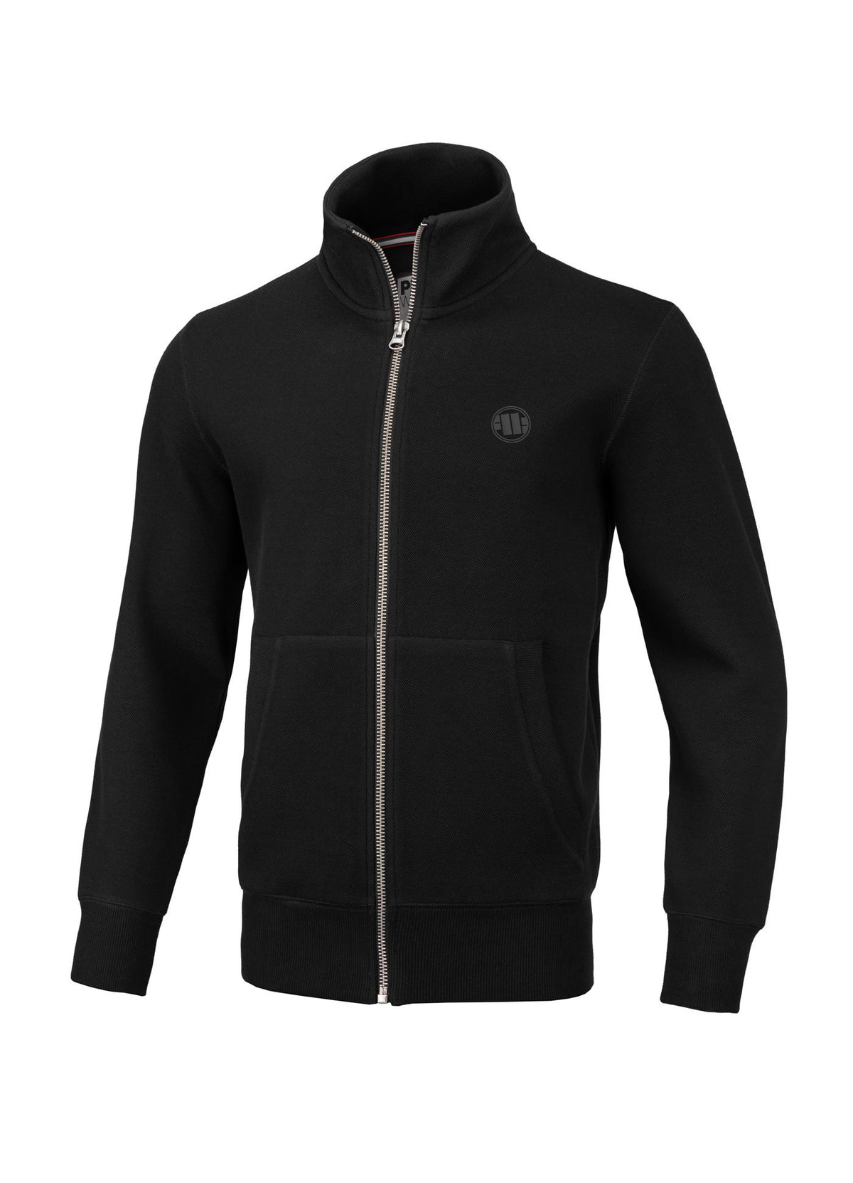 Sweatjacke Piqué Premium KLEINES LOGO 21 Schwarz