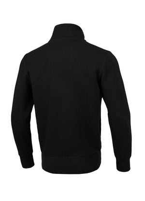 Sweatjacke Piqué Premium KLEINES LOGO 21 Schwarz