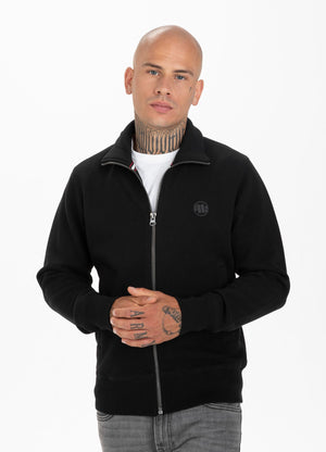 Sweatjacke Piqué Premium KLEINES LOGO 21 Schwarz