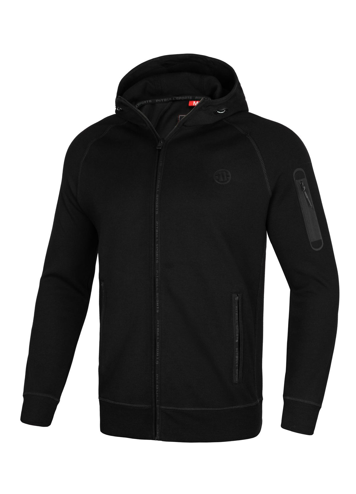 Hoodie mit Reißverschluss Beachfront - Schwarz
