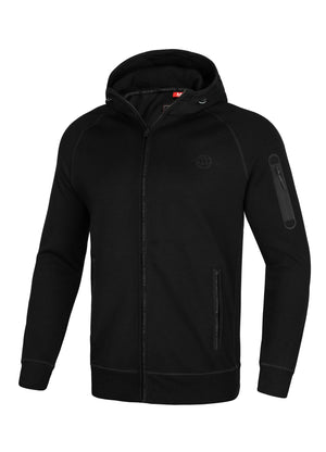 Hoodie mit Reißverschluss Beachfront - Schwarz