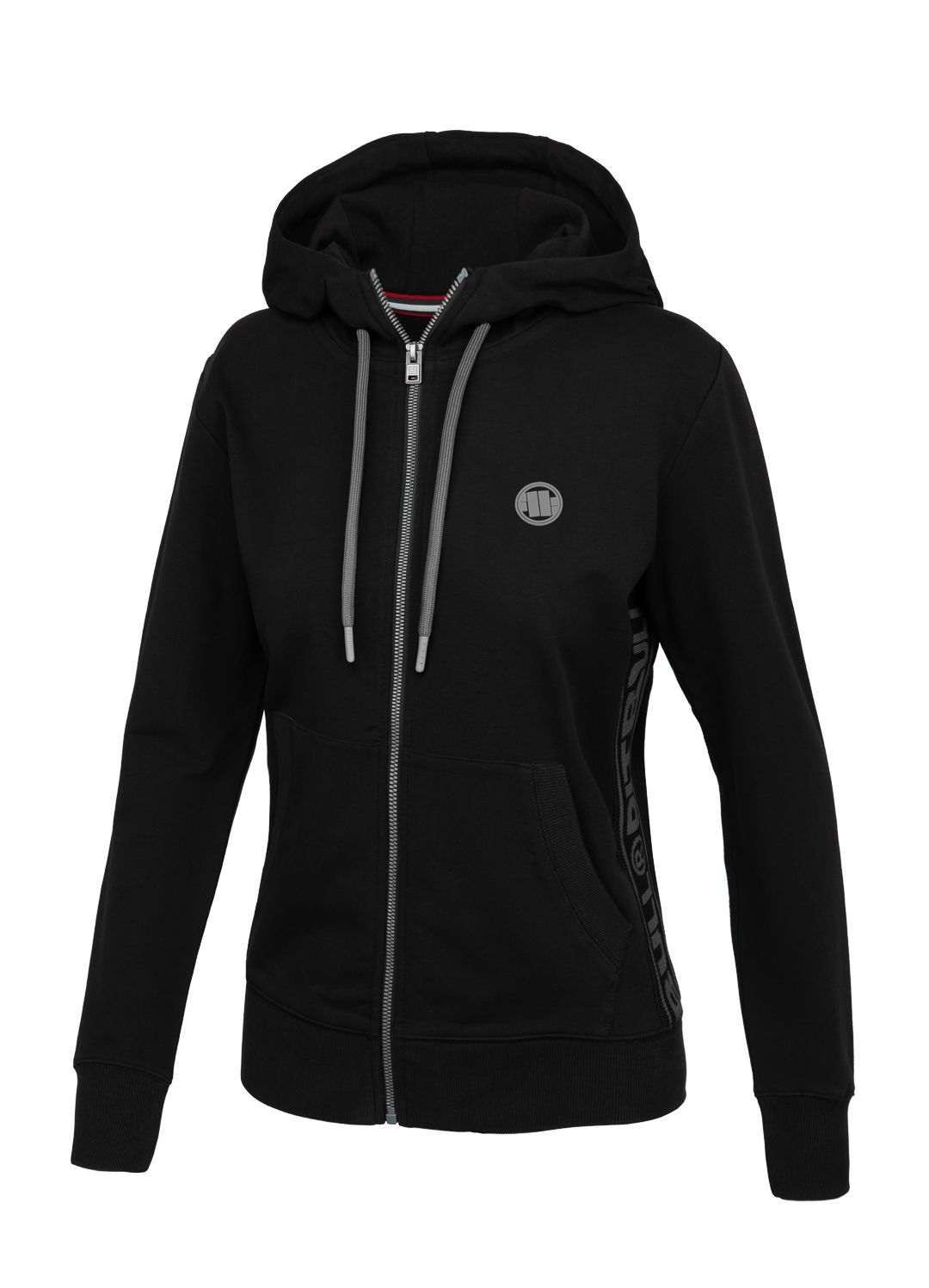 Damen-Kapuzenpullover mit Reißverschluss French Terry Daisy
