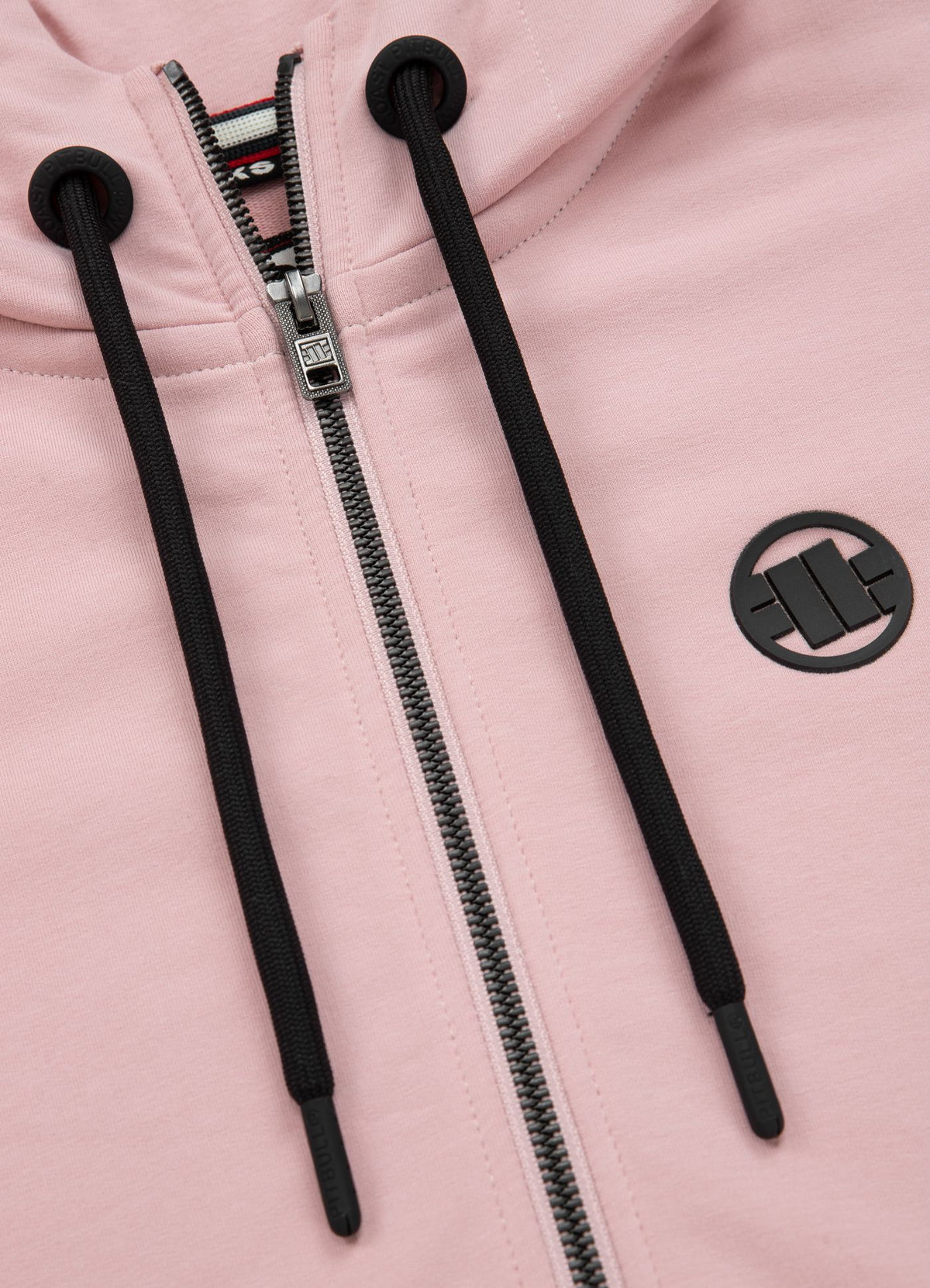 Frauen Hoodie mit Reißverschluss French Terry La Deta - Rosa