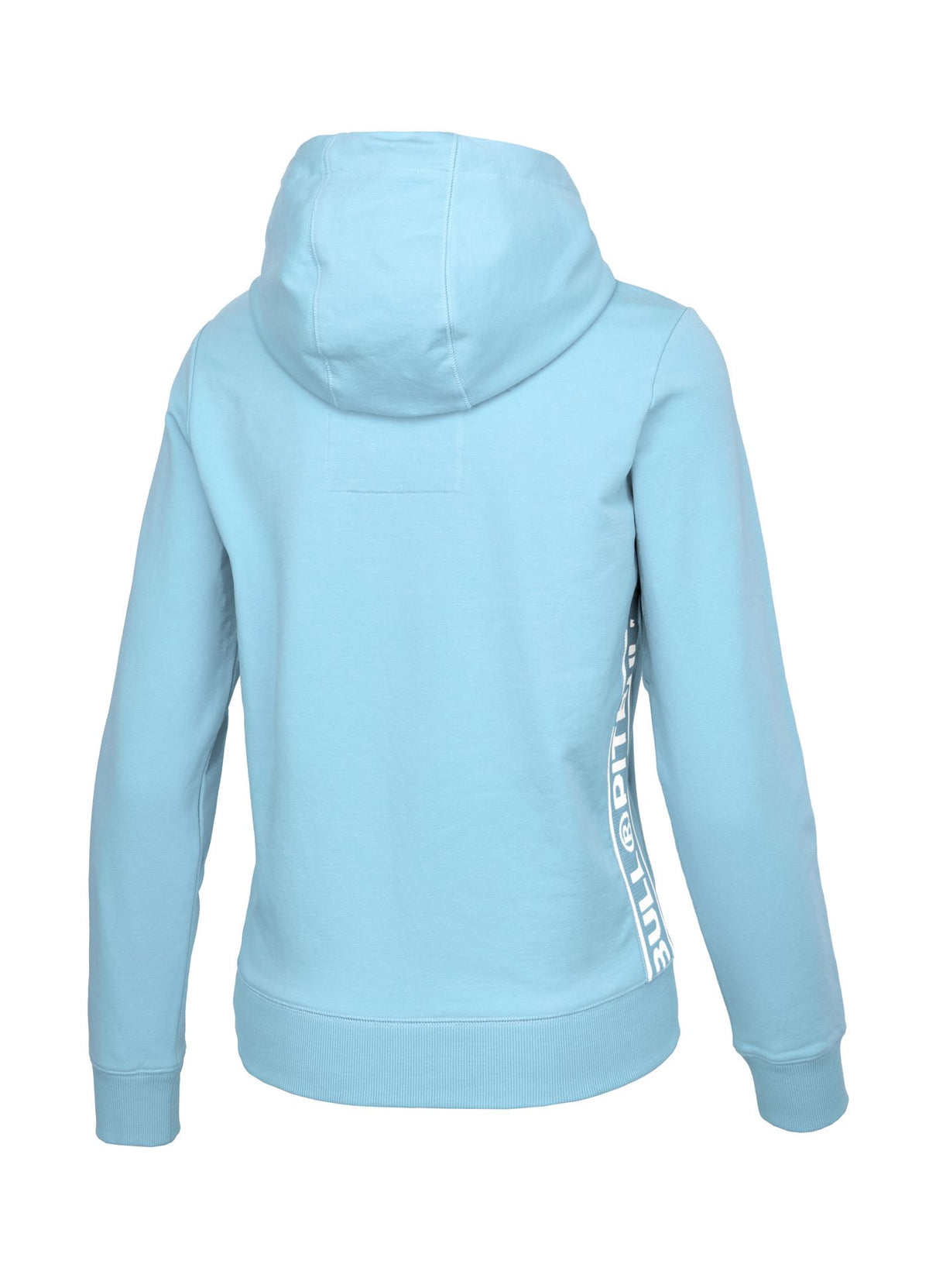 Frauen Hoodie mit Reißverschluss French Terry La Deta - Hellblau