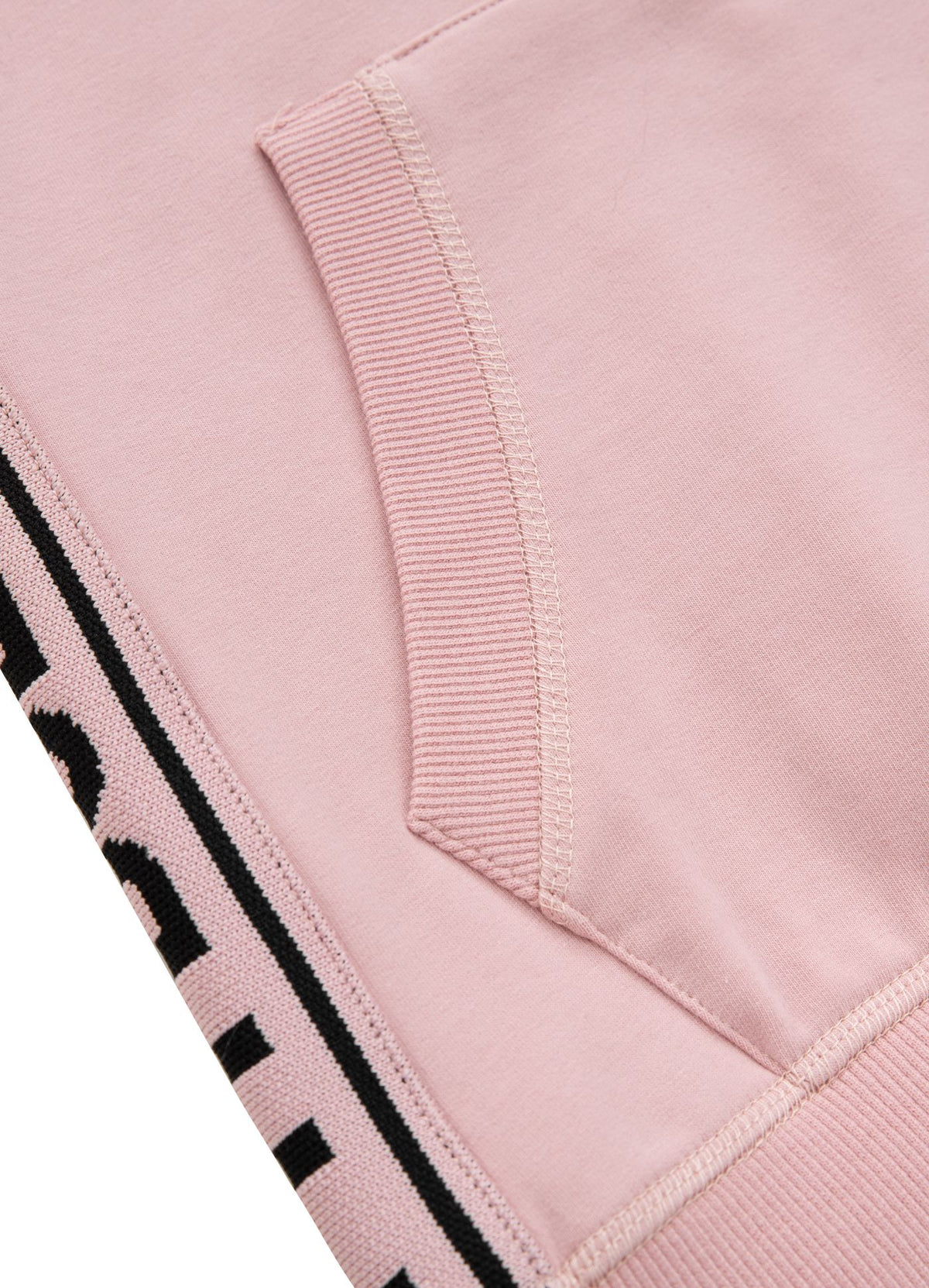 Frauen Hoodie mit Reißverschluss French Terry La Deta - Rosa