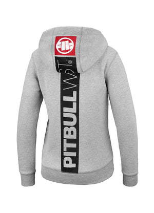 Frauen Hoodie mit Reißverschluss Hilltop - Grau