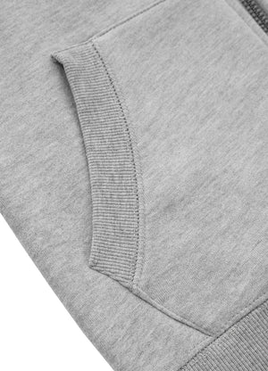 Frauen Hoodie mit Reißverschluss Hilltop - Grau