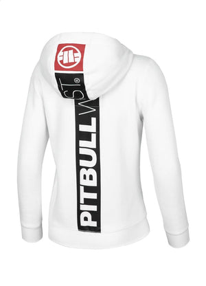 Frauen Hoodie mit Reißverschluss Hilltop - Weiß