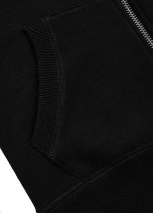 Frauen Hoodie mit Reißverschluss - Schwarz