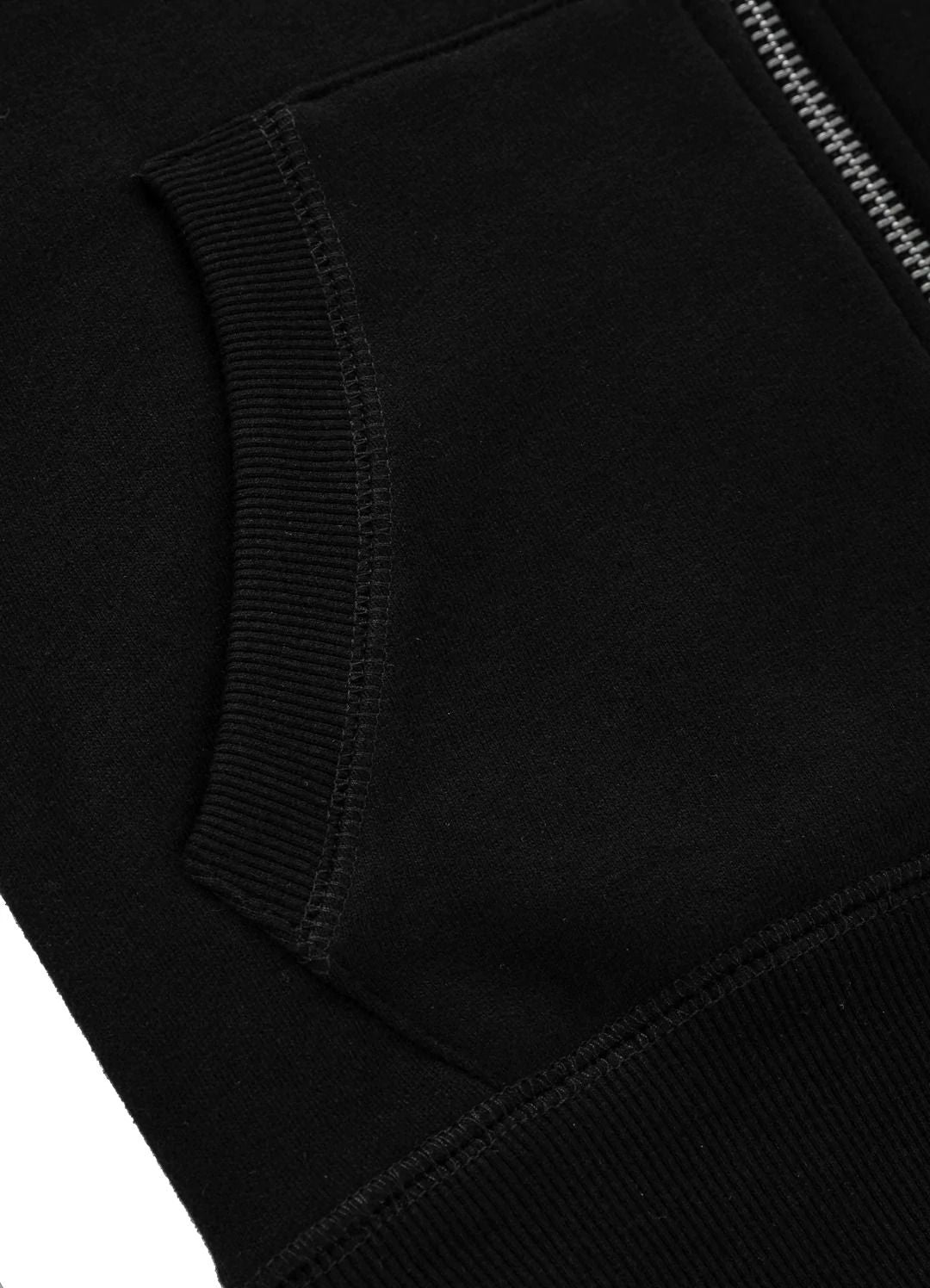Frauen Hoodie mit Reißverschluss - Schwarz