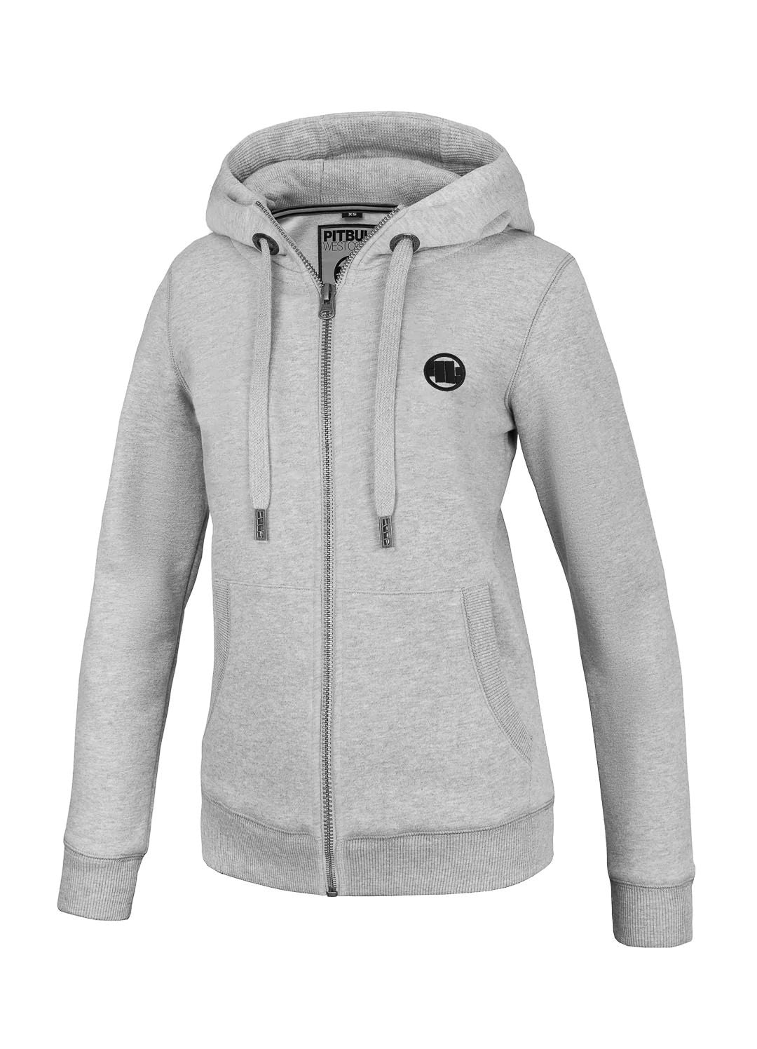 Frauen Hoodie mit Reißverschluss Hilltop - Grau