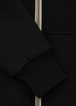 Frauen Hoodie mit Reißverschluss Sherpa Ruffina - Schwarz