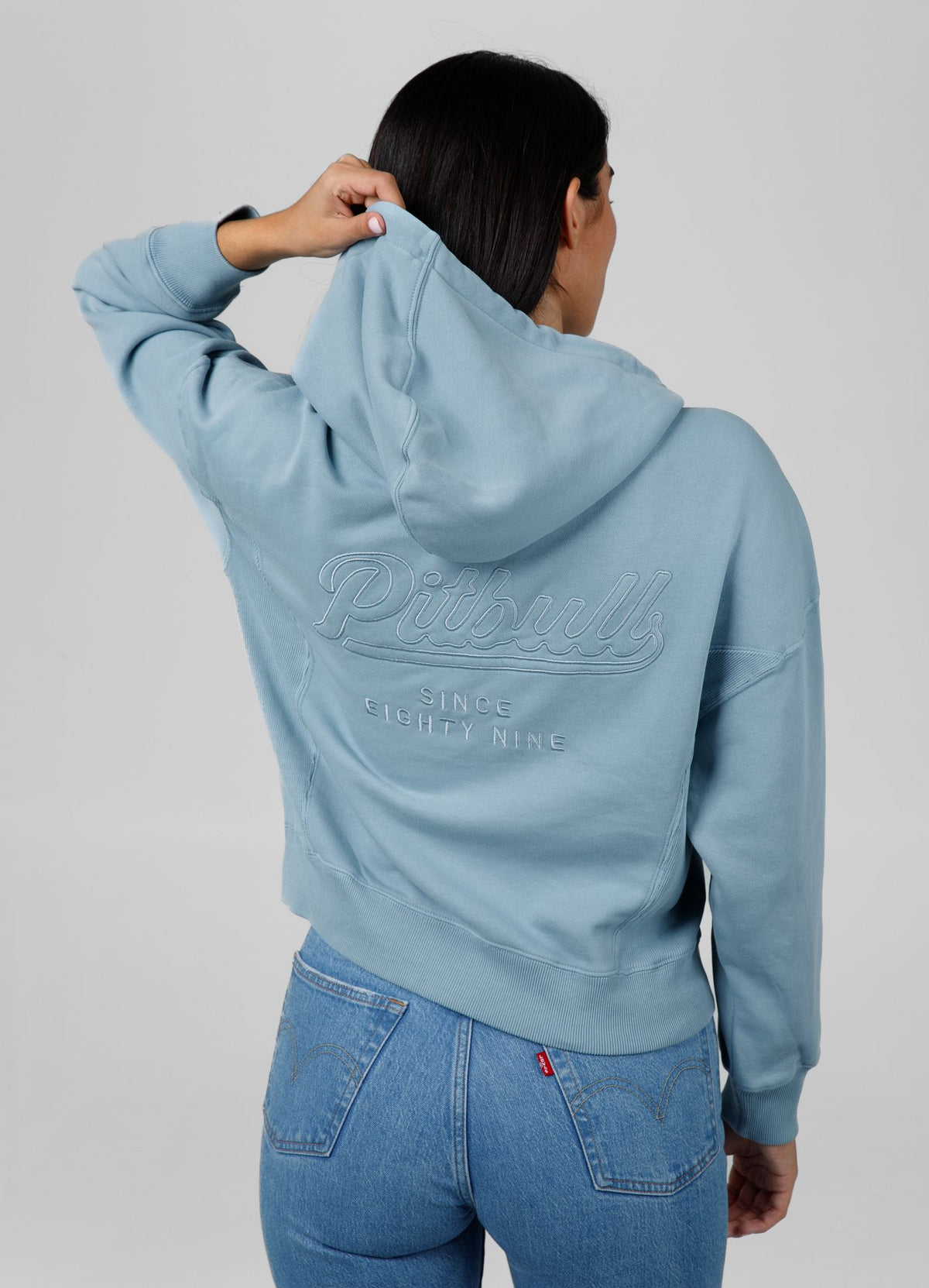Frauen Hoodie mit Reißverschluss Manzanita II - Blau