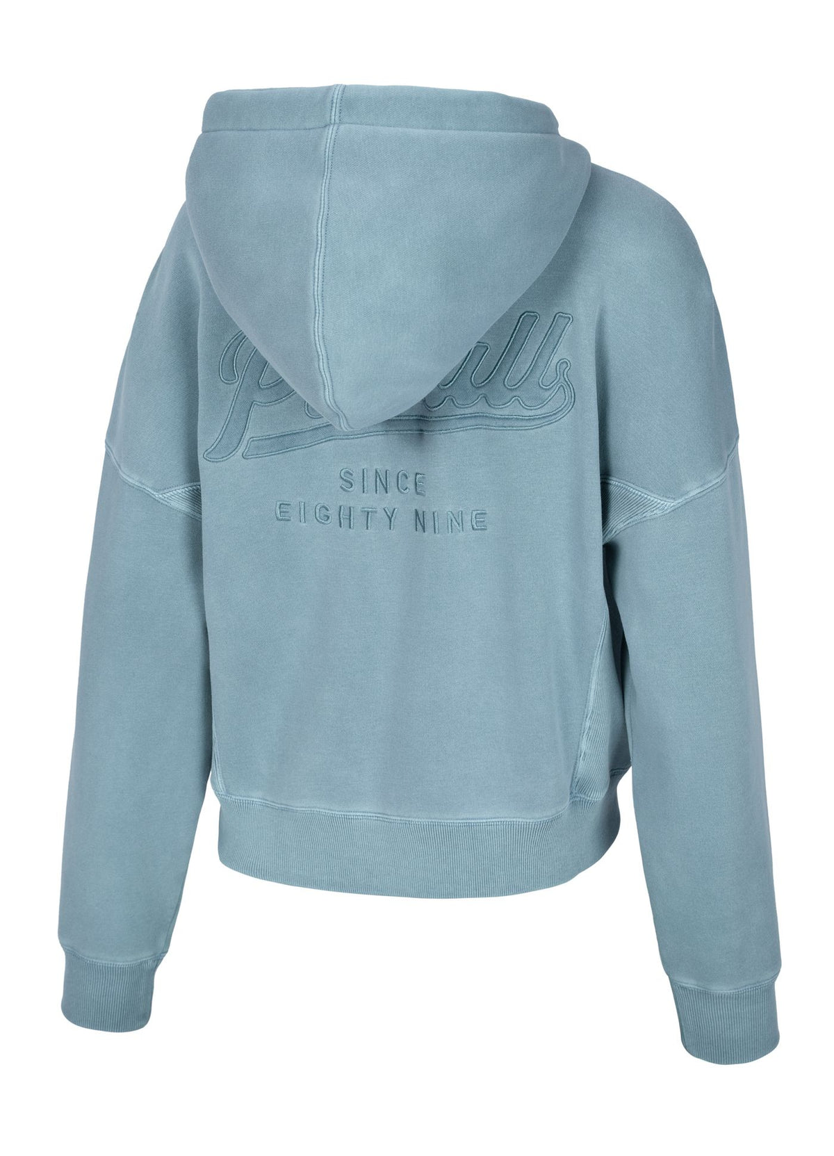 Frauen Hoodie mit Reißverschluss Manzanita II - Blau
